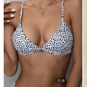 dalmation print bikini- medium